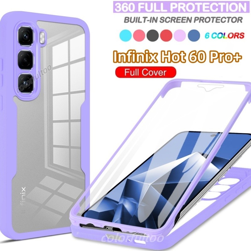 Full Body Double Sided Protection Phone Case For Infinix Hot