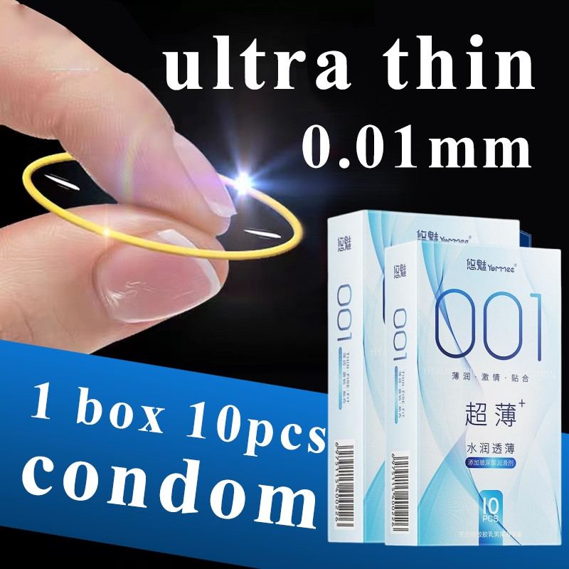 10pcs Box Super Thin Trust 0 01mm Ultra Thin Condom For Men Sex