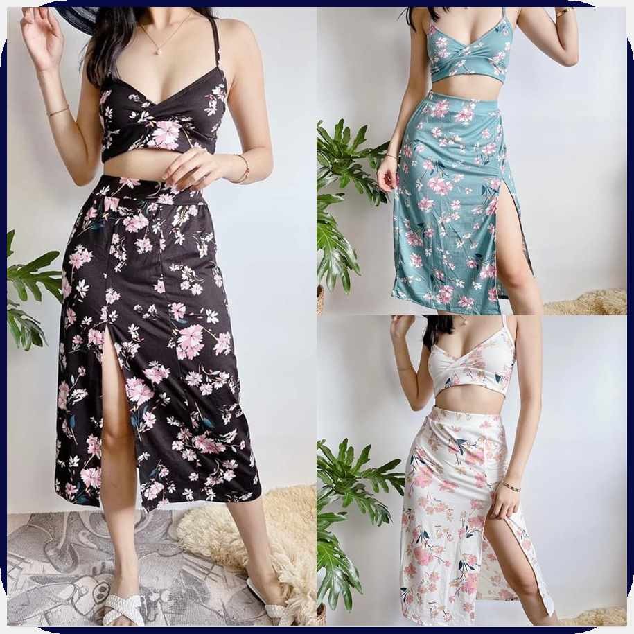 SEXY Tt SUMMER N HOT V TERNO T Slit K Skirt D Top E PANG L SWIMMING