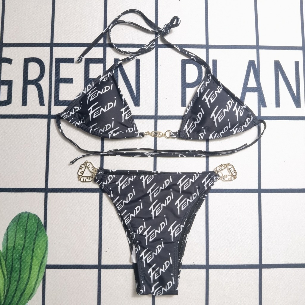 Fendi2036 Sexy Three Point Hot Spring Bikini Vacation Swimsuit Shopee