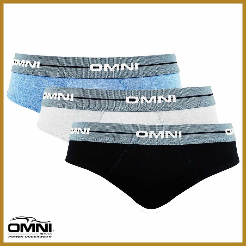 OMNI CBy F SO EN F Men S E 3in1 DD Greyline MZ Cotton WK Bikini OP