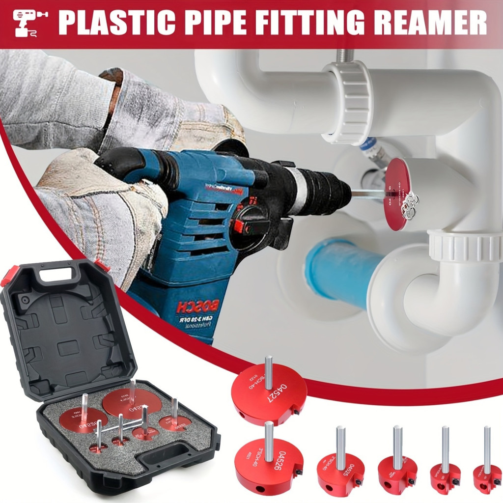 A Set Of Professional Metal Pipe Reamer Manual Rotating Pipe Deburring