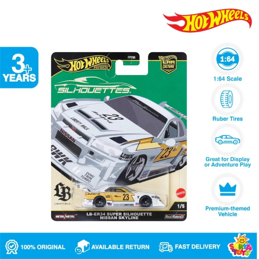 Hot Wheels Boulevard Premium Lb Er34 Super Silhouette Nissan Skyline