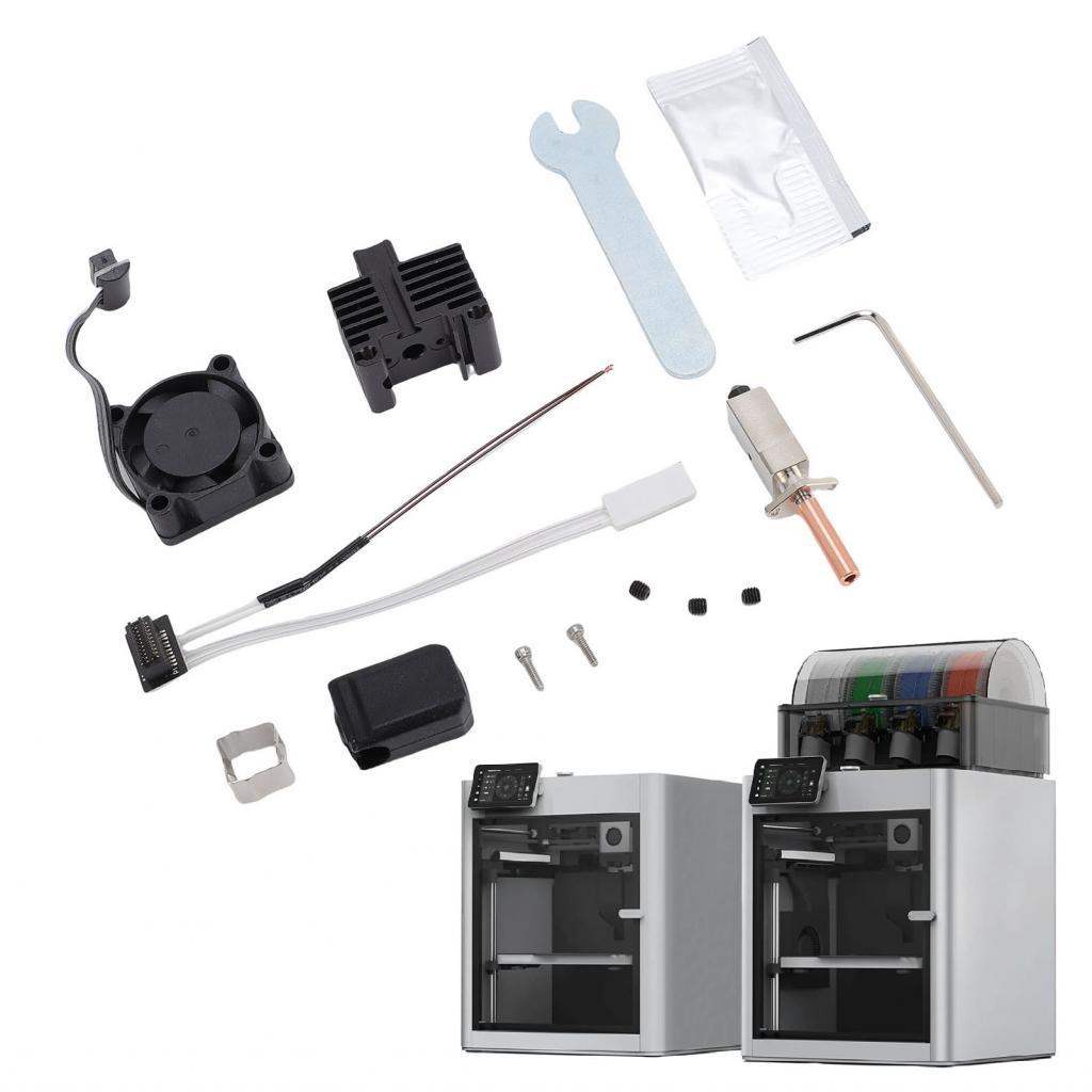 Extruder Hot End Kit Ceramic Heater Hotend Easy Maintenance Replacement For Bambu Lab P1S 3D