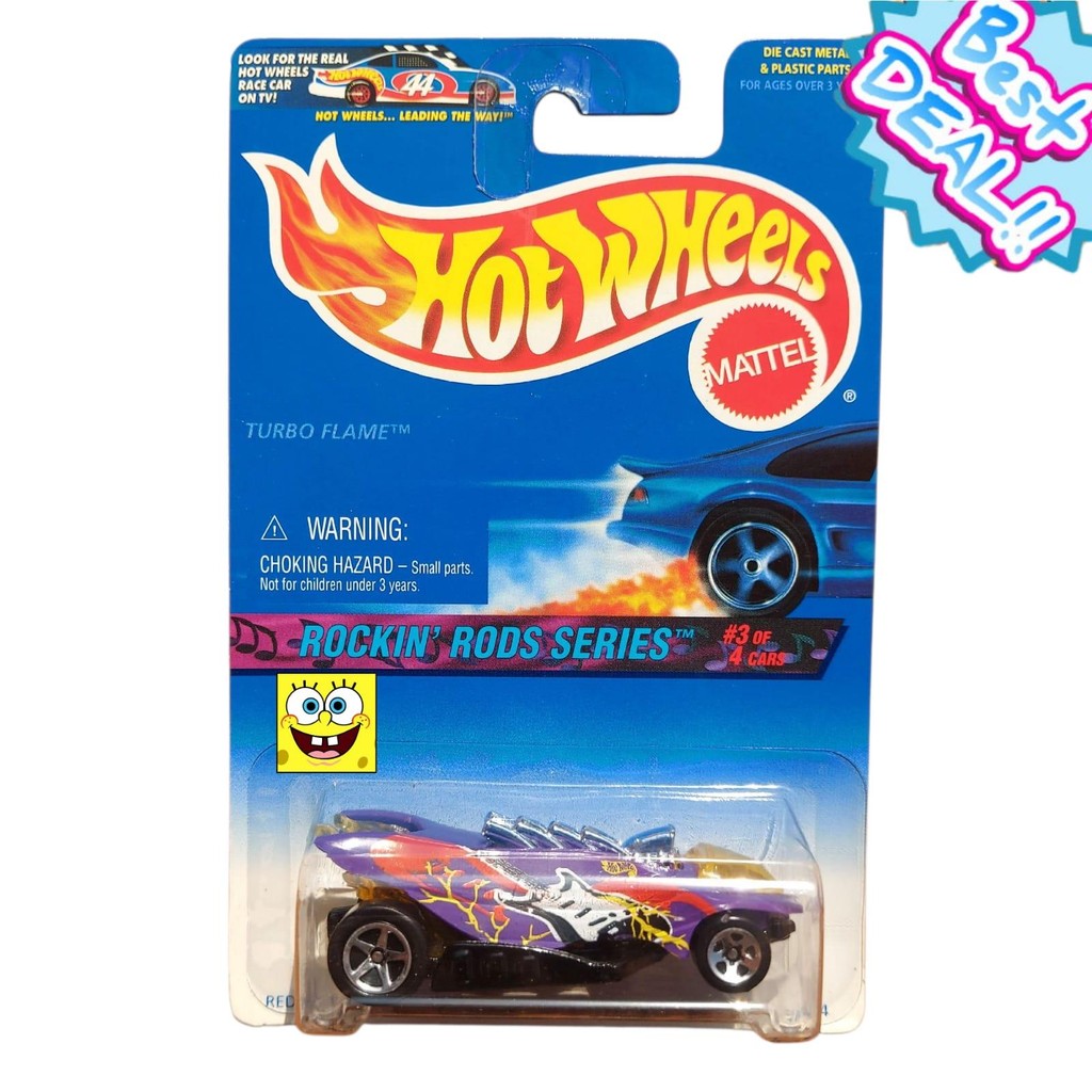 UNGU Hot Wheels Turbo Flame Purple Rockin Rods Series Shopee Philippines