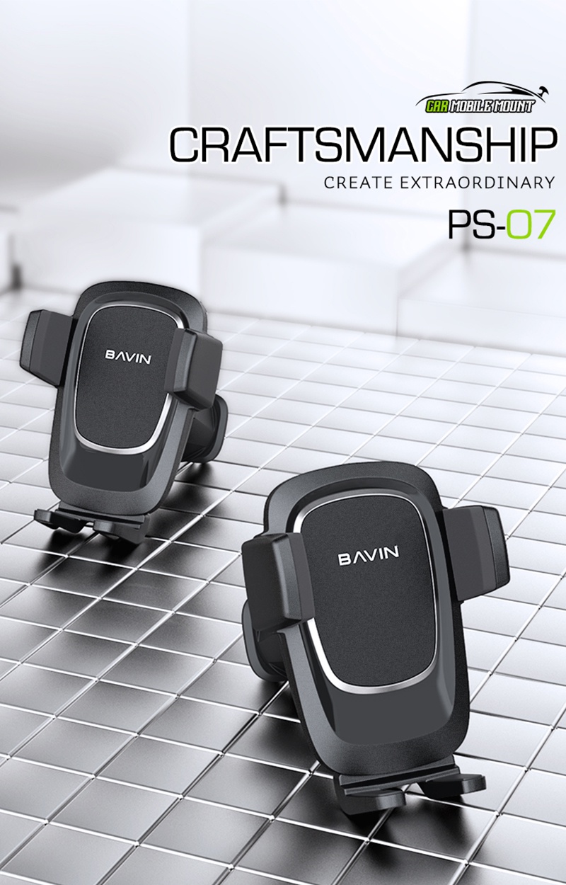 BAVIN PS07 Universal Car Mount Holder Aircon Vent Holder Firm Stable