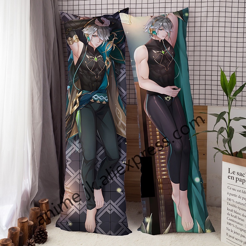 Anime Dakimakura Genshin Impact Body Pillow Cover Case Alhaitham