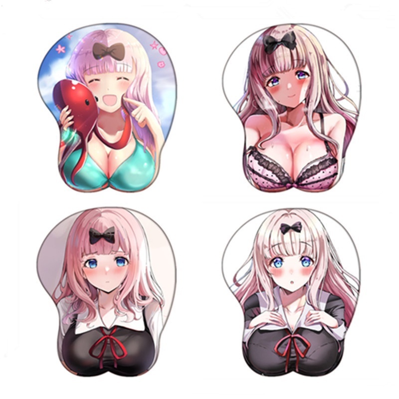 Anime Kaguya Sama Wa Kokurasetai Fujiwara Chika D Boobs Kawaii Mouse