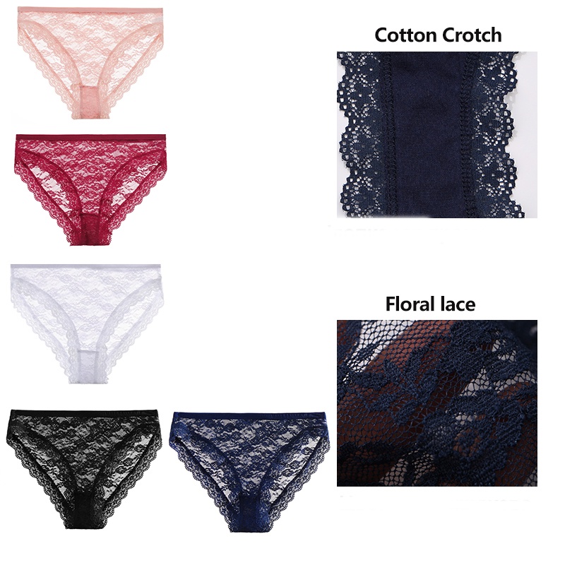 CuteByte Lace Sexy Panties For Women Breathable Comfortable Briefs