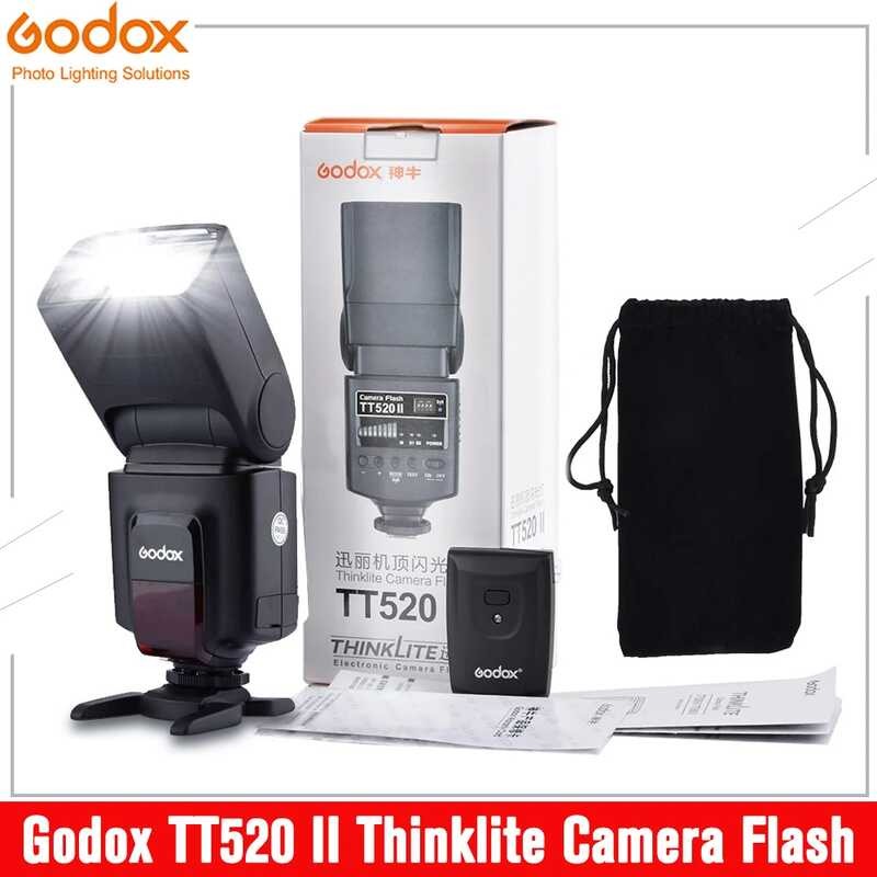 Tt520 Godox TT 520 II Thinklite Camera Flash Na May Build In 433Mhz