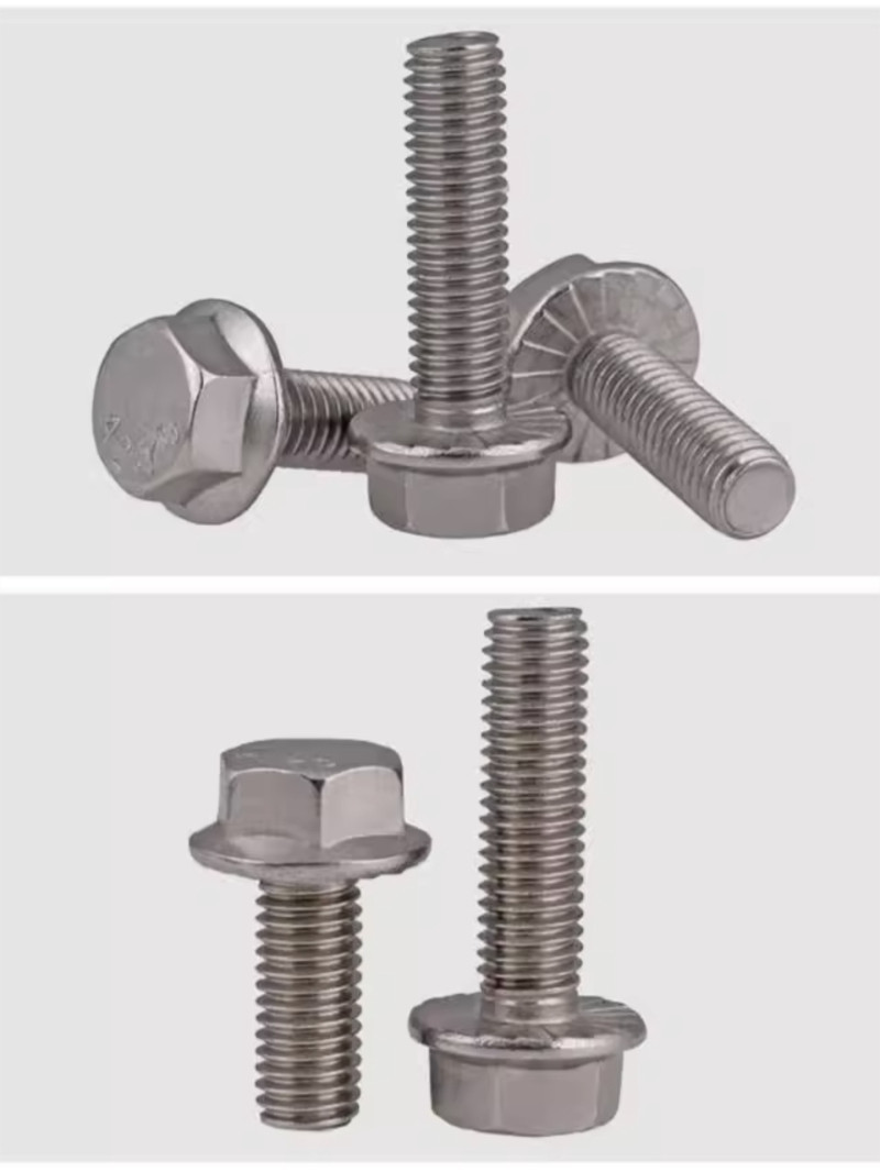 Fast 304 Stainless Steel Outer Hexagon Flange Bolt Anti Loose Flange