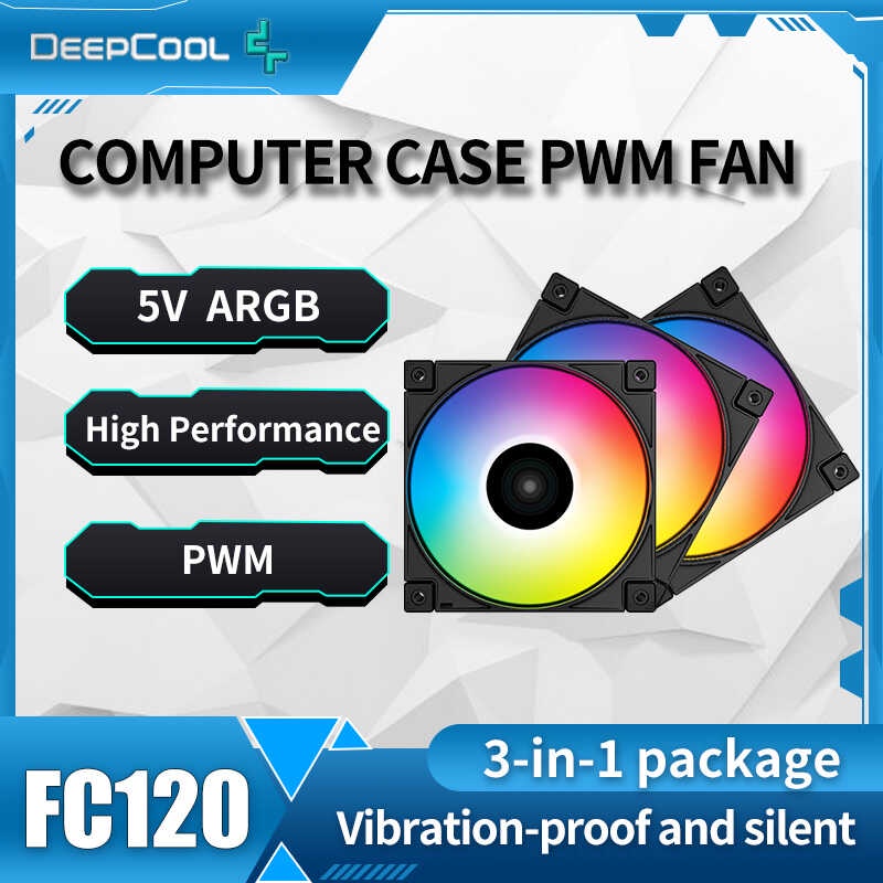 Deepcool Fc Triple Pack A Rgb Synchronous Chassis Fan Mm Desktop