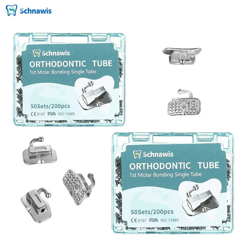 Dental Buccal Tube 1st Molar Bondable Buccal Tubes Monoblock Non