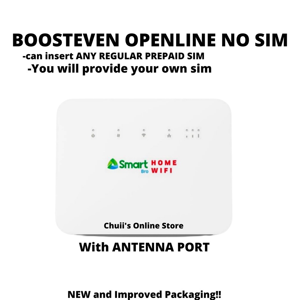 LIFETIME OPENLINE PLDT CAT6 BOOSTEVEN R281 SMART HOME WIFI UNLI DATA