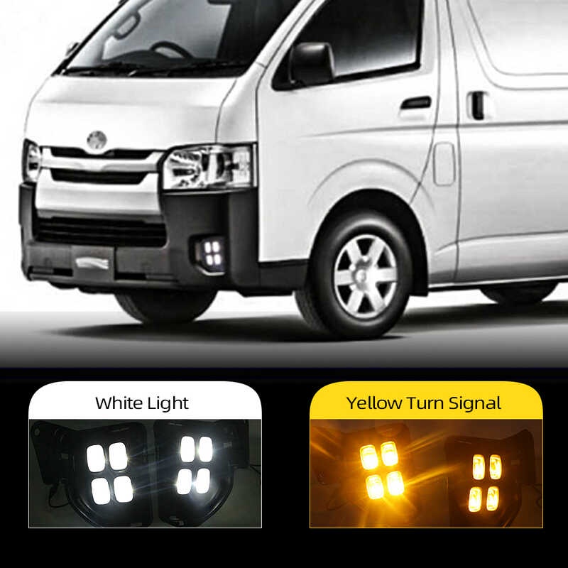 Car Led Daytime Running Lights For Toyota Hiace