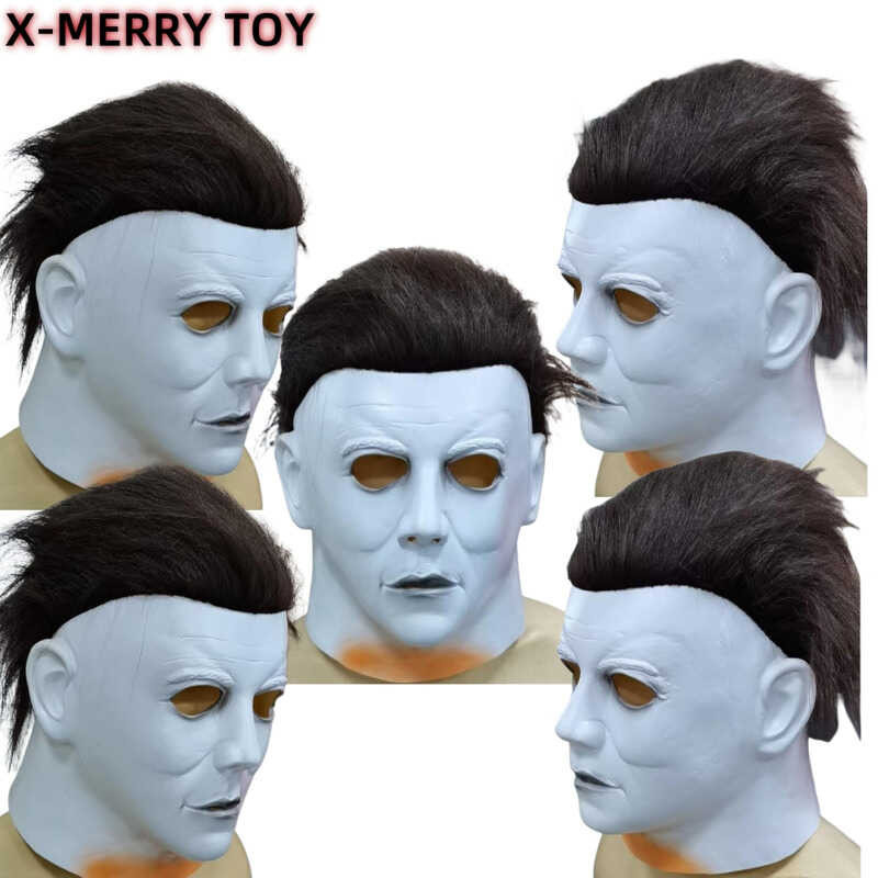 Michael Myers Mask Halloween Mike Scary Knife Horror Creepy Cosplay