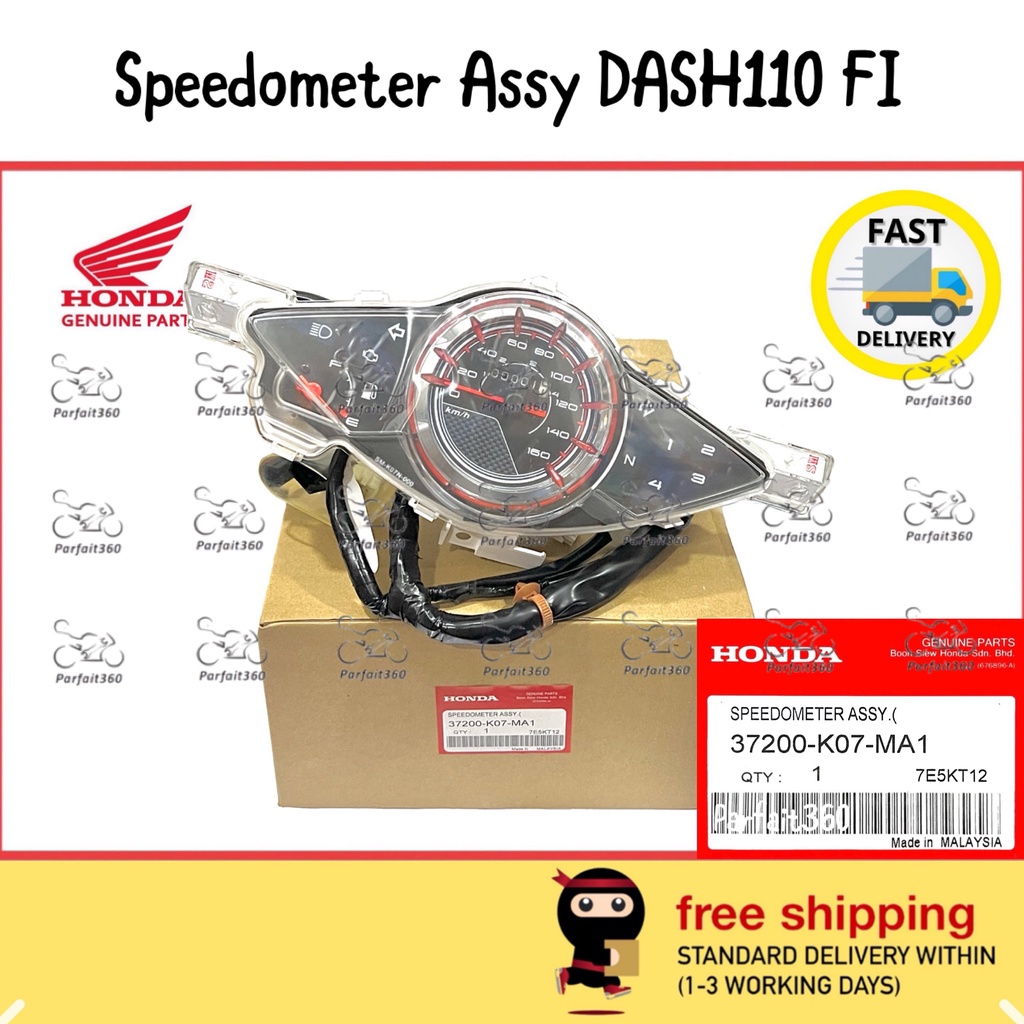 K Ma Honda Dash Fi Fuel Injection Speedometer Assy Speedo