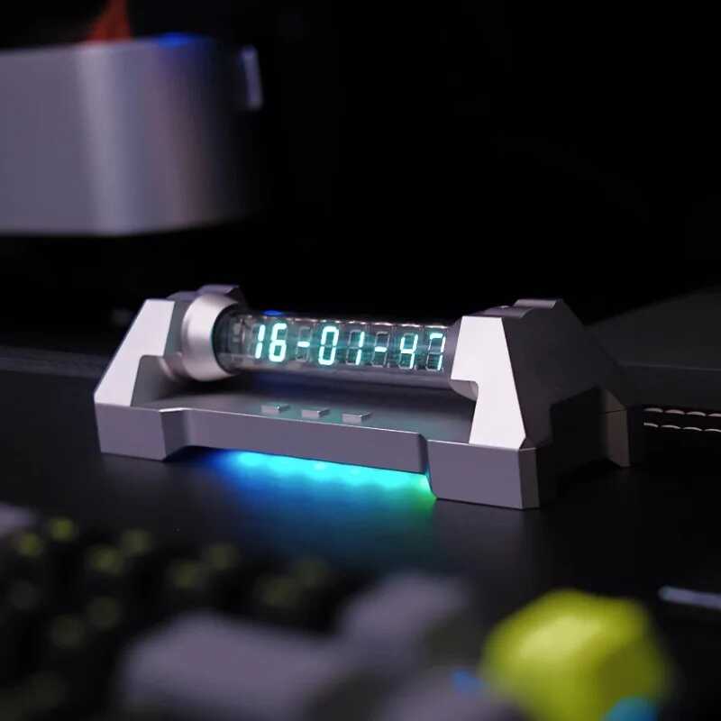 Iv Glow Tube Digital Rgb Desk Clock Wifi Nixie Tube Clocks Original