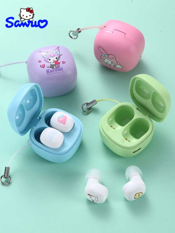 Sanrio Cinnamoroll Bluetooth Earphones Kawaii Kuromi True Wireless