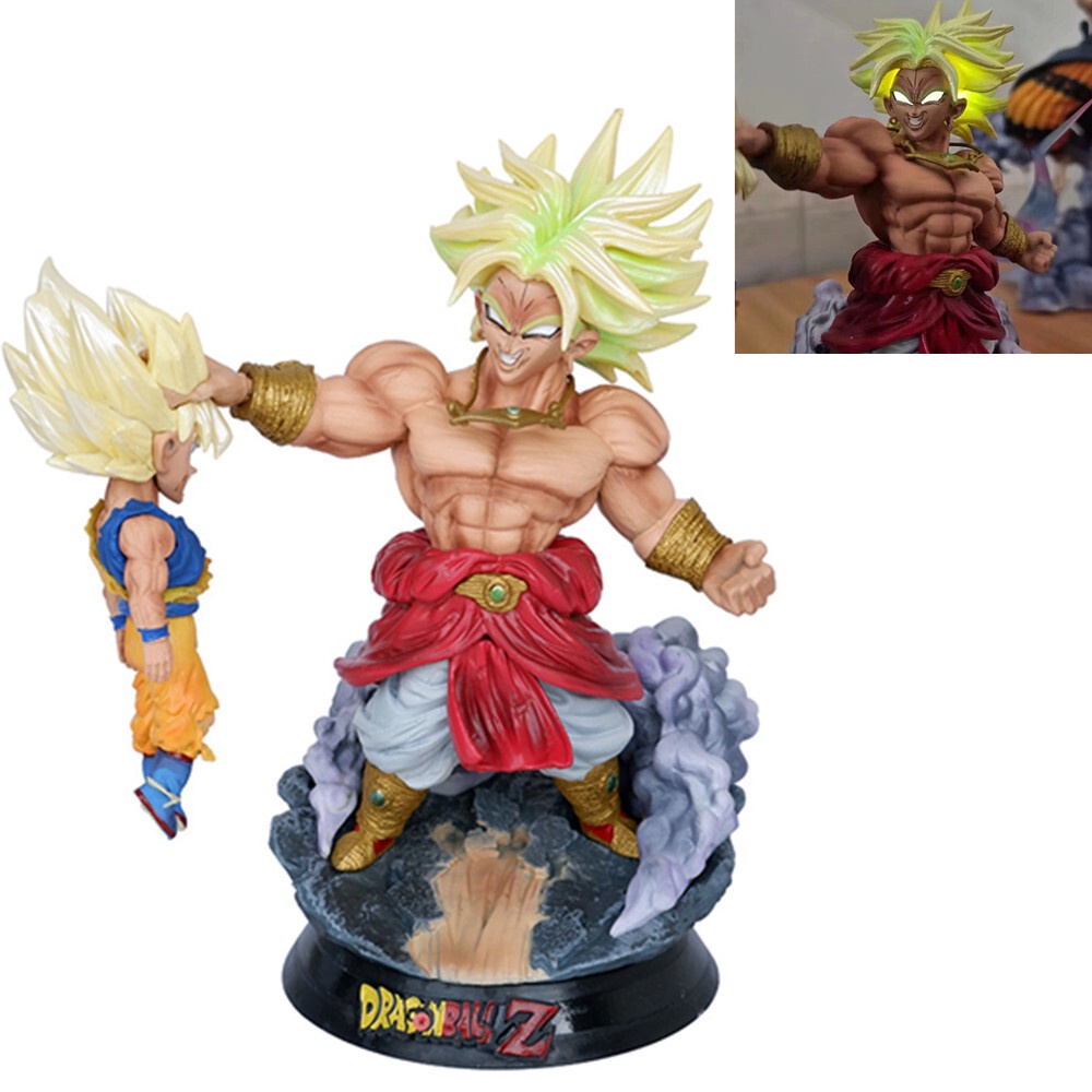 Cm Anime Dragon Ball Z Muscle Broli Vs Led Action Figures Pvc Broly