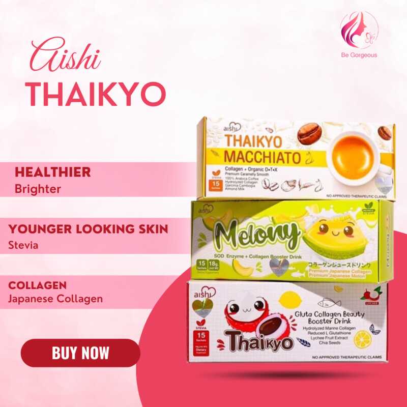 Aishi Thaikyo Japan Premium Collagen Booster Drink Vitamin C Melon