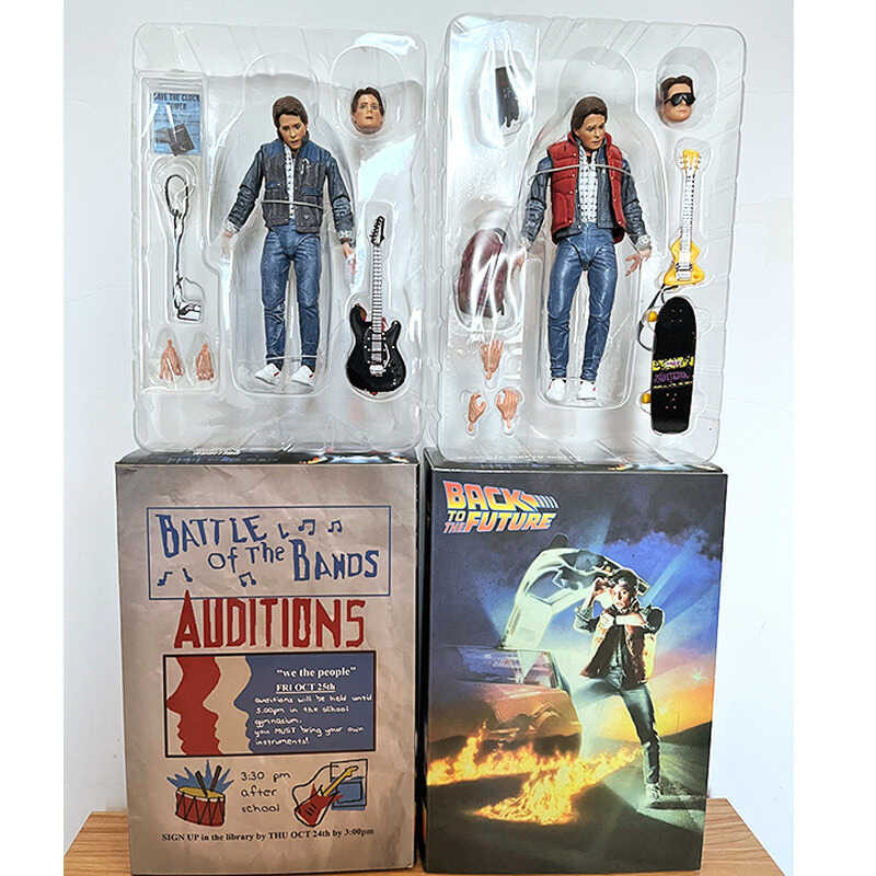 NECA Back To The Future Part II 1985 Guitar Marty McFly Audition Action