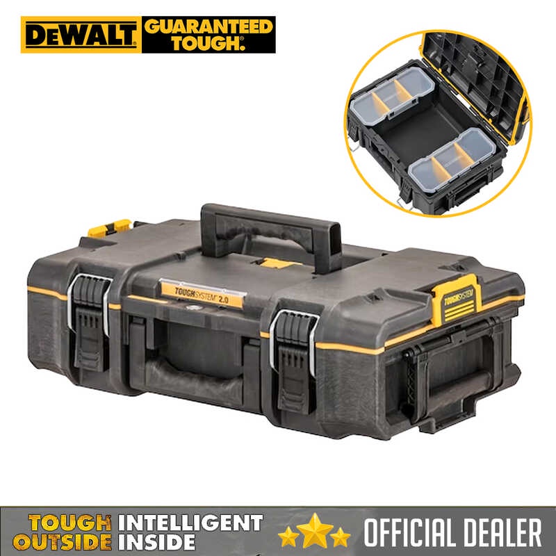 Dewalt Dwst Toughsystem Shallow Tool Box Ds Tough