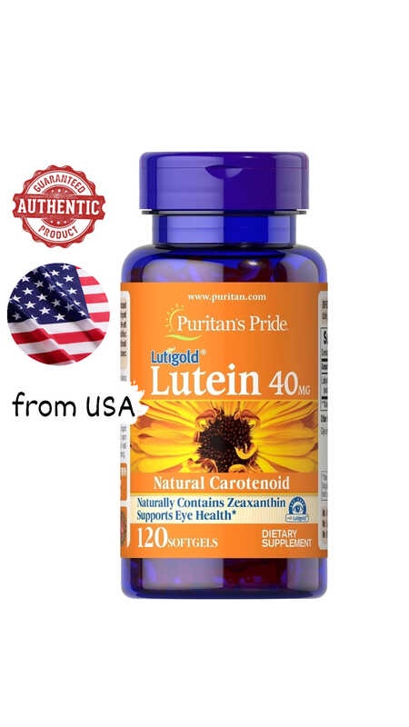 Puritan S Pride Lutein 40 Mg With Zeaxanthin Softgels 120 Softgels