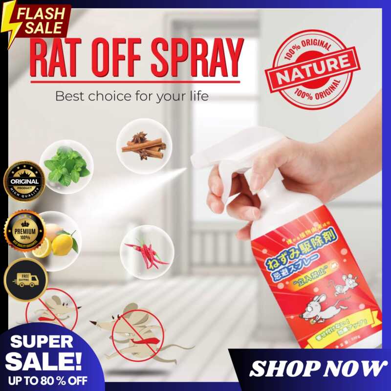 Rat Spray Repellent 500g Mouse Killer For Home And Car Engine Harmless