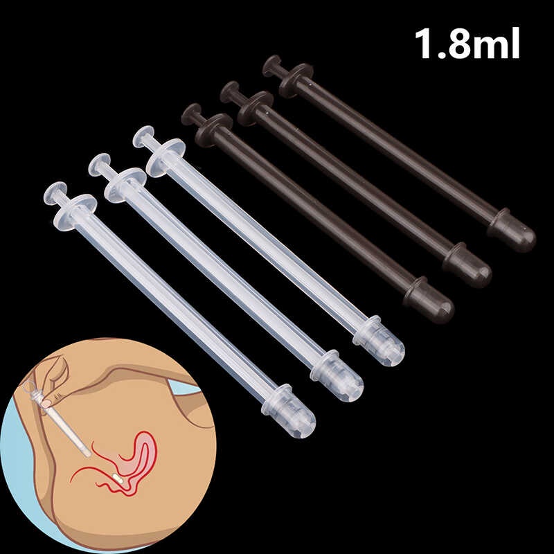 Pcs Disposable Vaginal Suppository Applicator Lubricant Injector Syringe Lube Anal Nasal