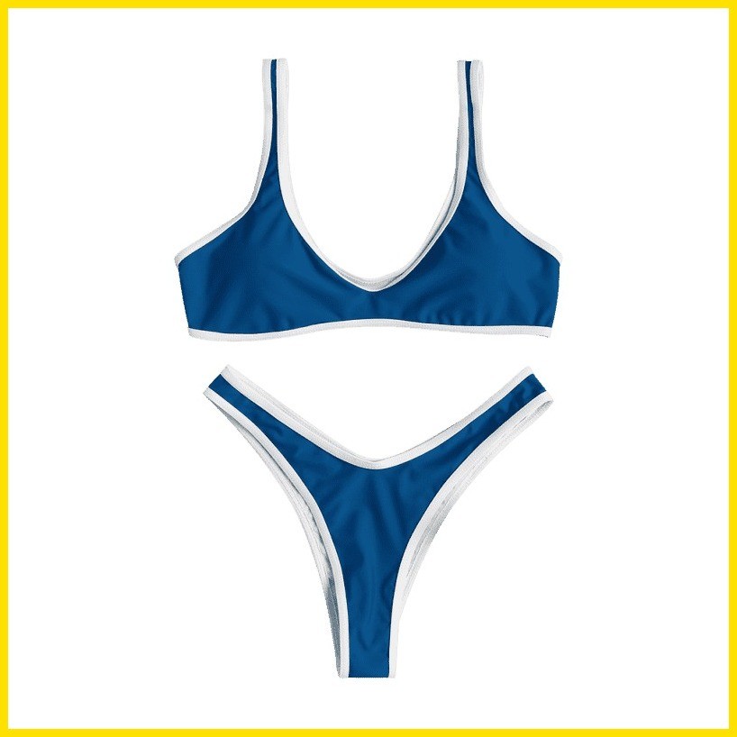 Kily PH Contrast Sport Swimwear Bikini Swimsuit A Shopee Philippines