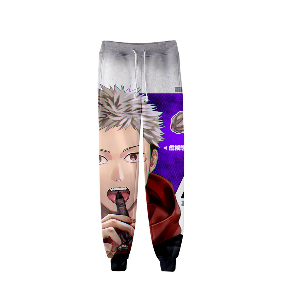 Anime Jujutsu Kaisen D Joggers Pants Men Women Casual Sweatpants