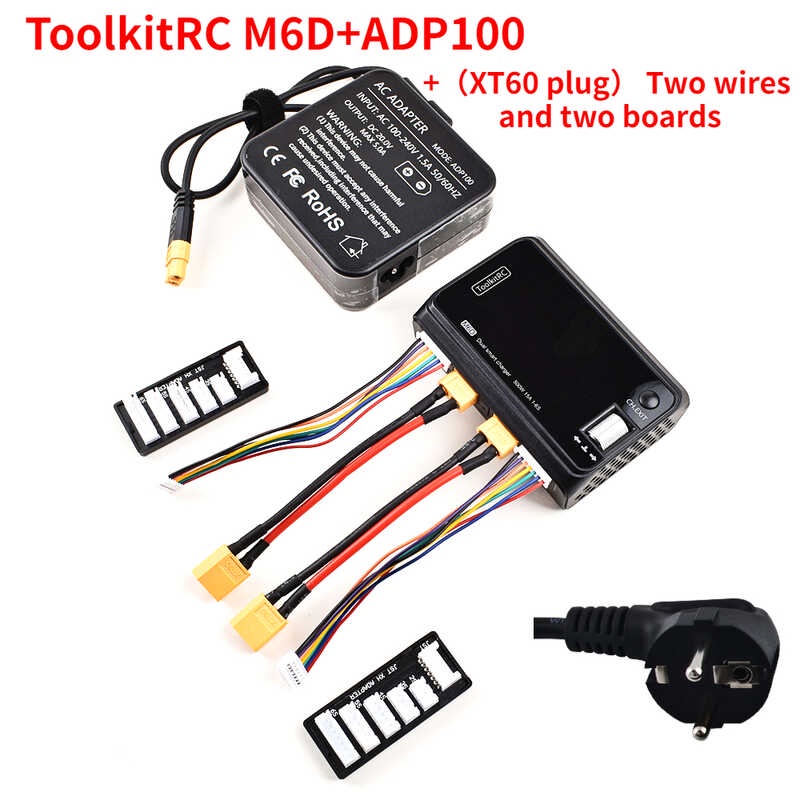 Toolkitrc M D W A Dc Dual Channel Mini Smart Charger Discharger