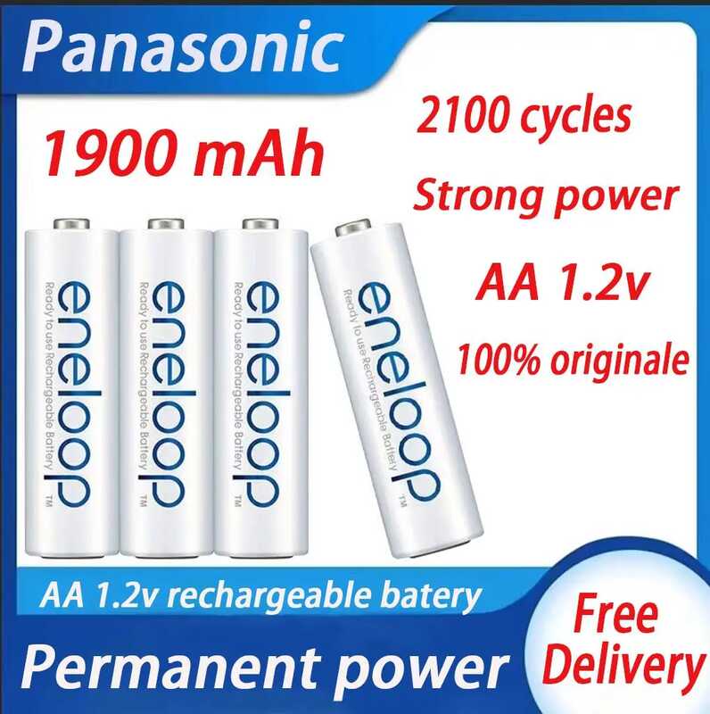 100 NEW Panasonic Eneloop Original Battery Pro 1 2V AA 2100Mah Ni Mh