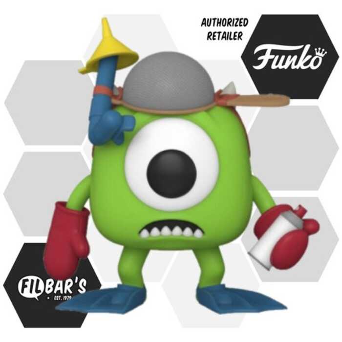 Pop Disney Pixar Monsters Mike Wazowski With Boss Protector