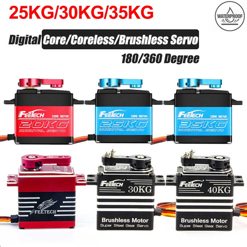 Waterproof Brushless Kg Kg Kg Kg Servo Degree Digital