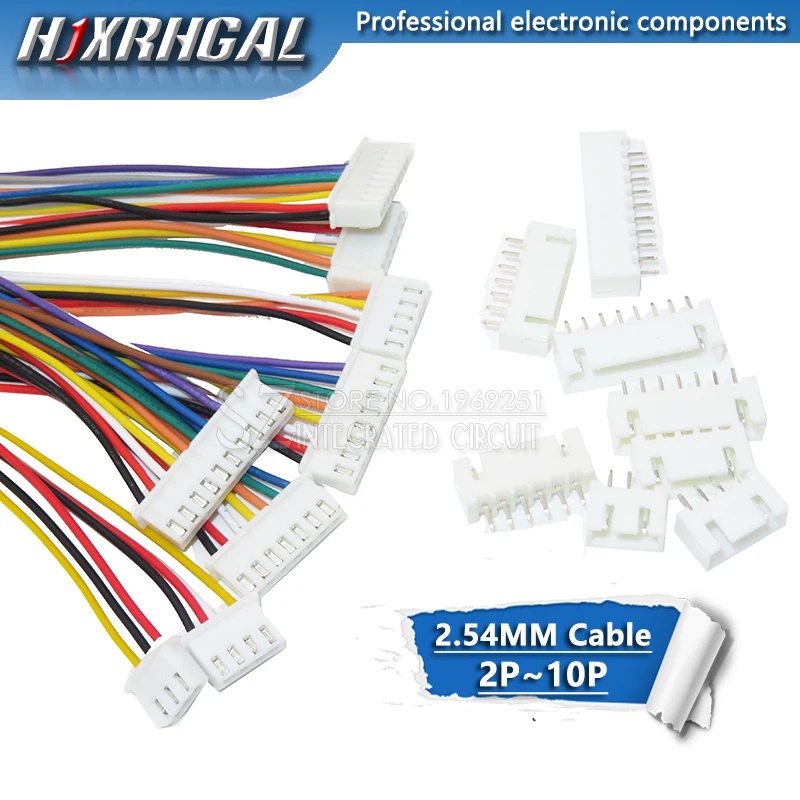 Pcs Jst Xh Pin Wire And Cable Connector Mm