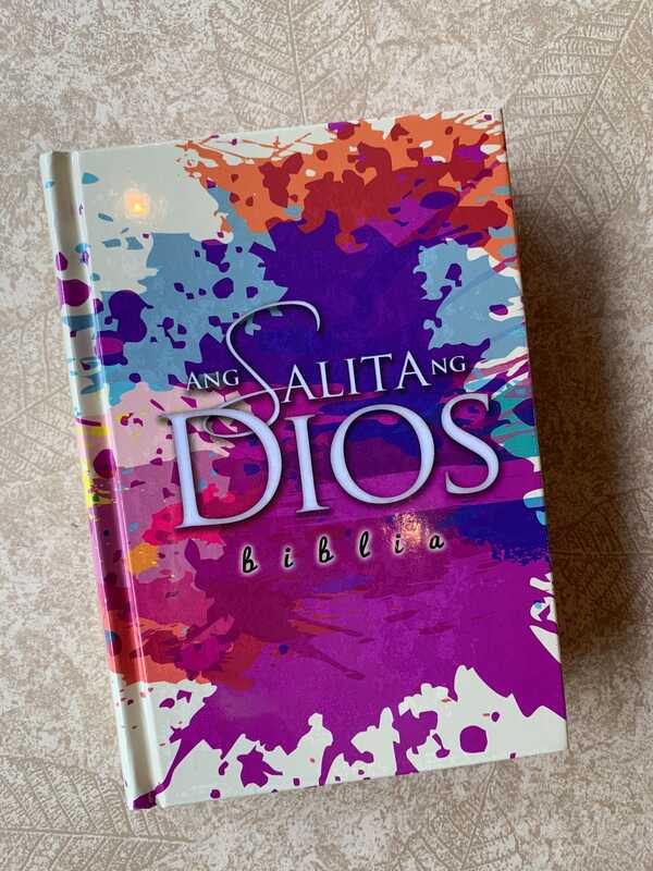 NIV Tagalog Ang Salita Ng Dios Abstract Printed Hardbound Bible