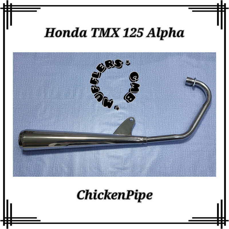 Honda TMX 125 Alpha ChickenPipe Stainless Muffler Double Tube