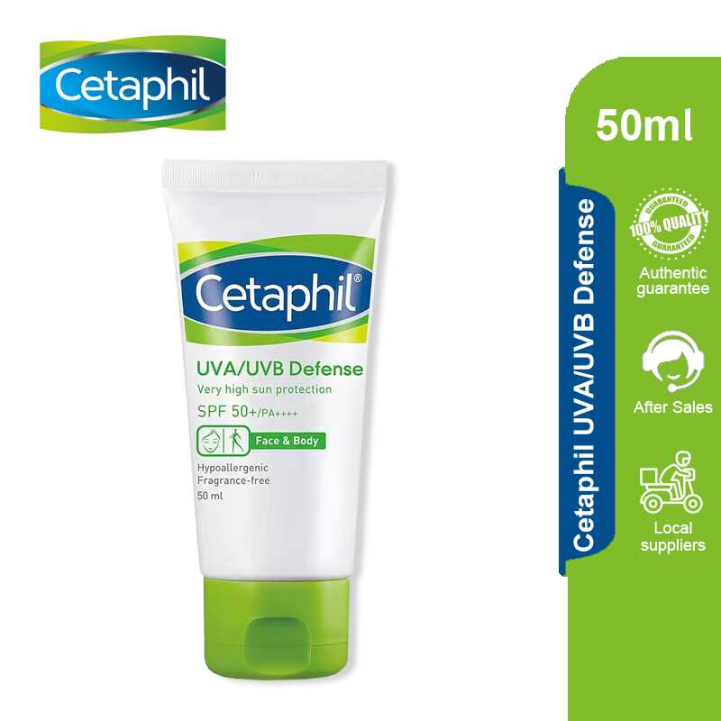 Cetaphil Uva Uvb Defense Spf Sunscreen For Sensitive Skin Face