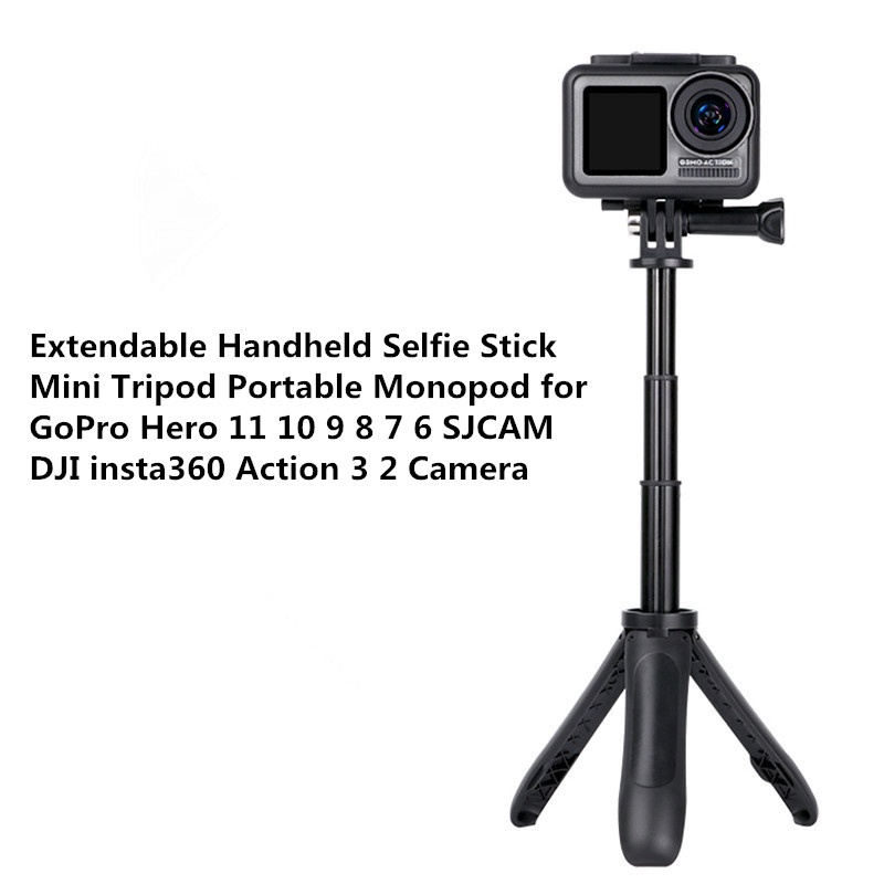 Extendable Selfie Stick Portable Vlog Selife Stick Tripod Stand For