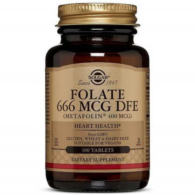 Solgar Folate Mcg Dfe Mcg Folic Acid Tablets Shopee