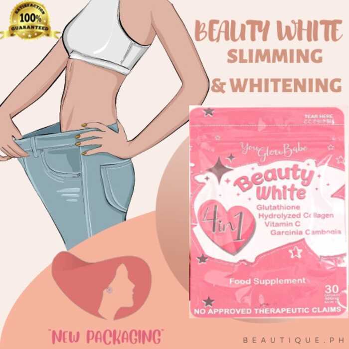 You Glow Babe BEAUTY WHITE 4in1 Glutathione Collagen Slimming Vitamin