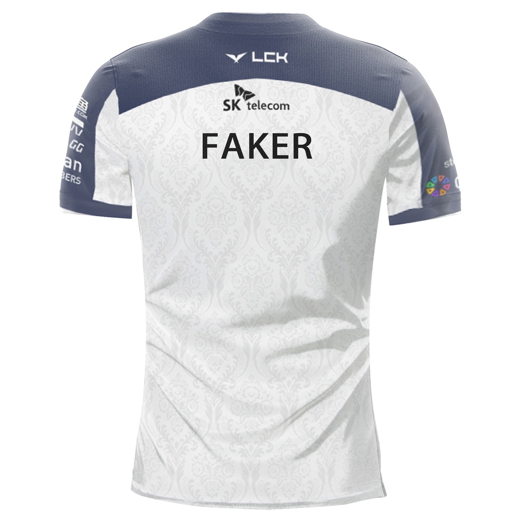 Skt T1 Esports Professional 2023 Faker Jersey Valorant Csgo League Of