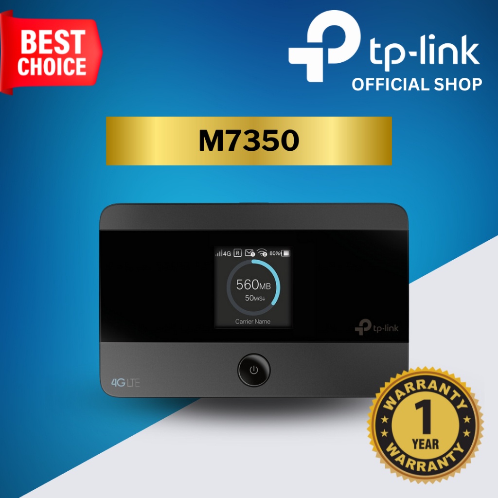 TP Link M7350 4G LTE Pocket Mobile Wifi W Warranty Shopee Philippines