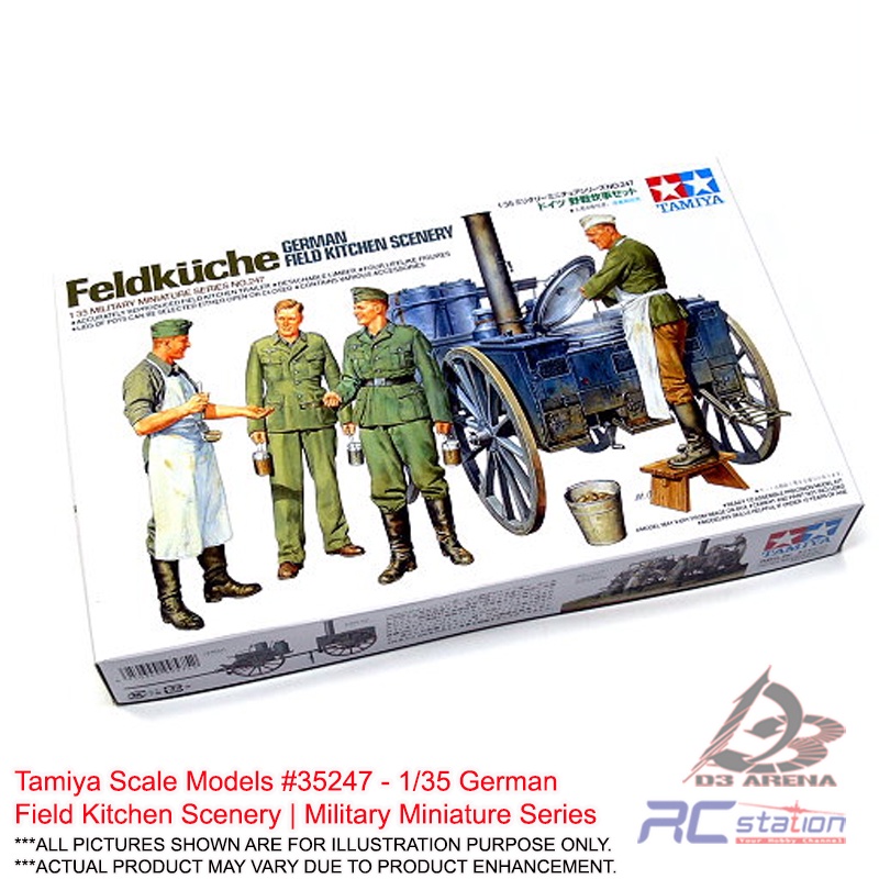 Tamiya Scale Models German Field Kitchen Scenery Military