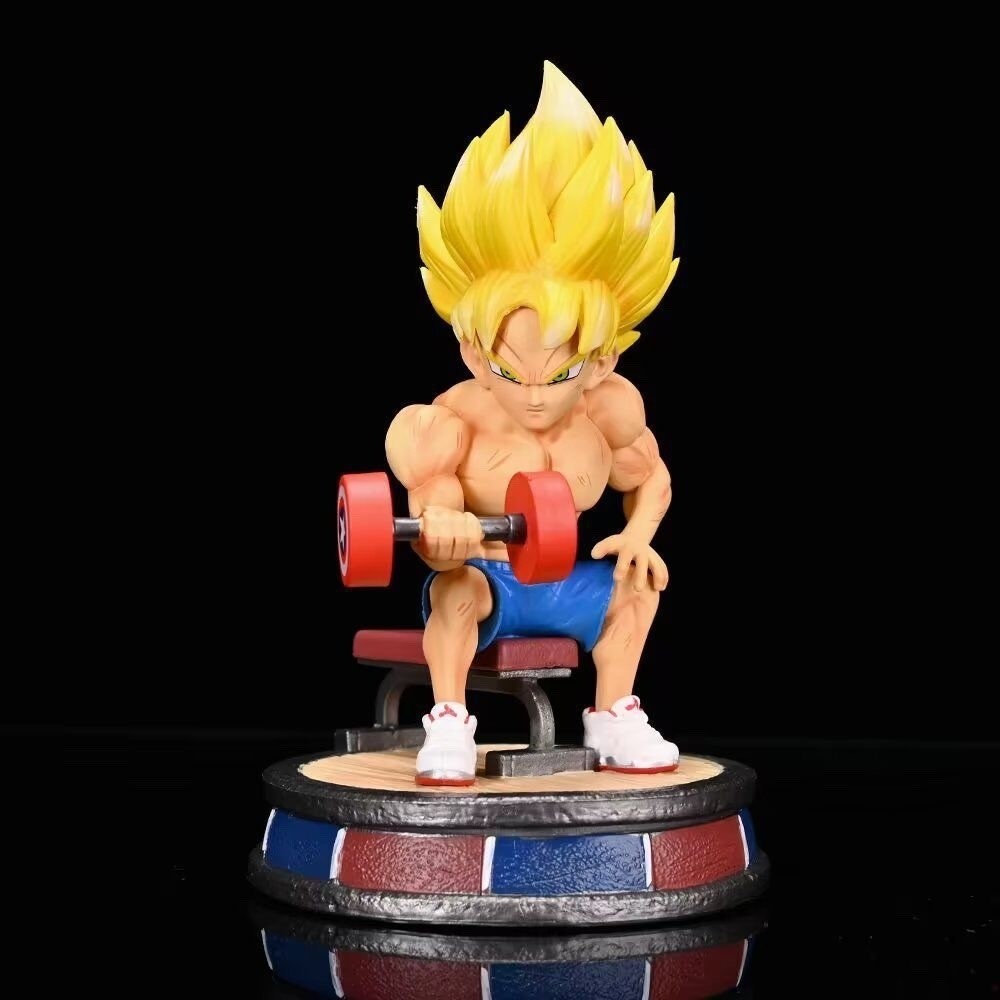 Starla Dragon Ball Cb Fitness Muscle Raise Dumbbell Son Goku Vegeta