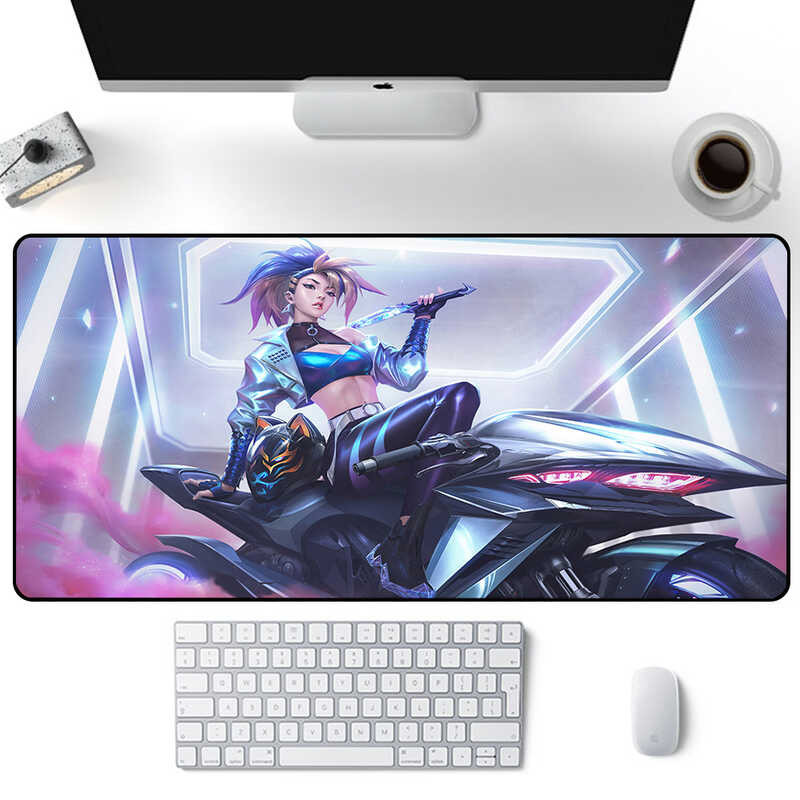 League Of Legends Kda Akali Mouse Pad Large Gaming Mousepad Gamer Xxl