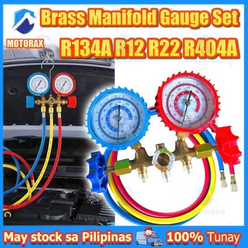 Heavy Duty Brass Manifold Gauge Set Car Air Conditioner Manifold Gauge