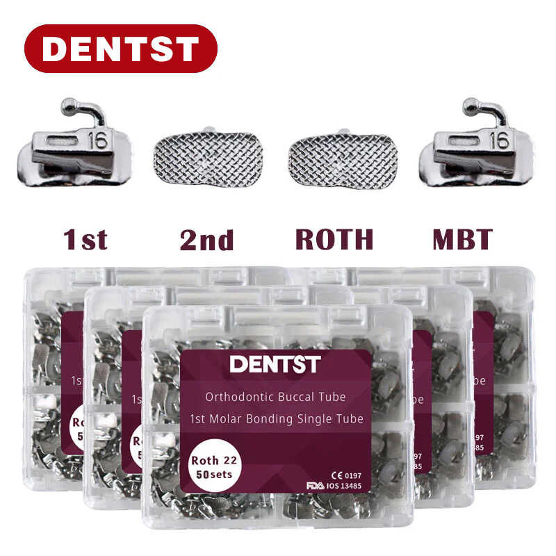 Sets Pc Dentst Dental Orthodontics St Nd Molar Bondable Buccal